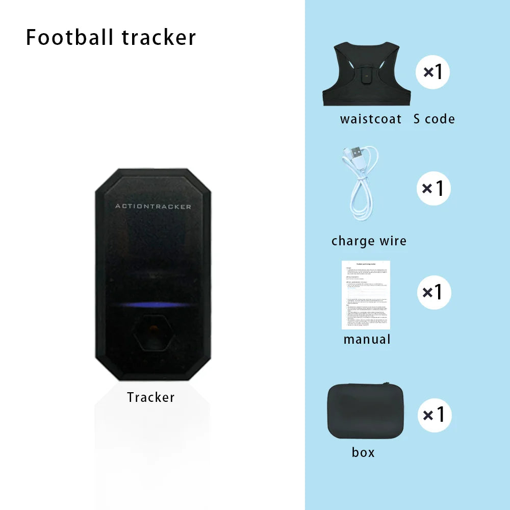 Action Tracer Futebol GPS Tracker, Mapa de Calor, Refletor, Coletes, Futebol
