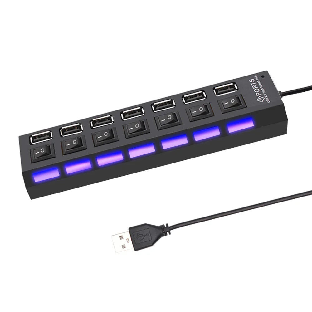 Tripla de USB com 4 Portas ou 7 Portas