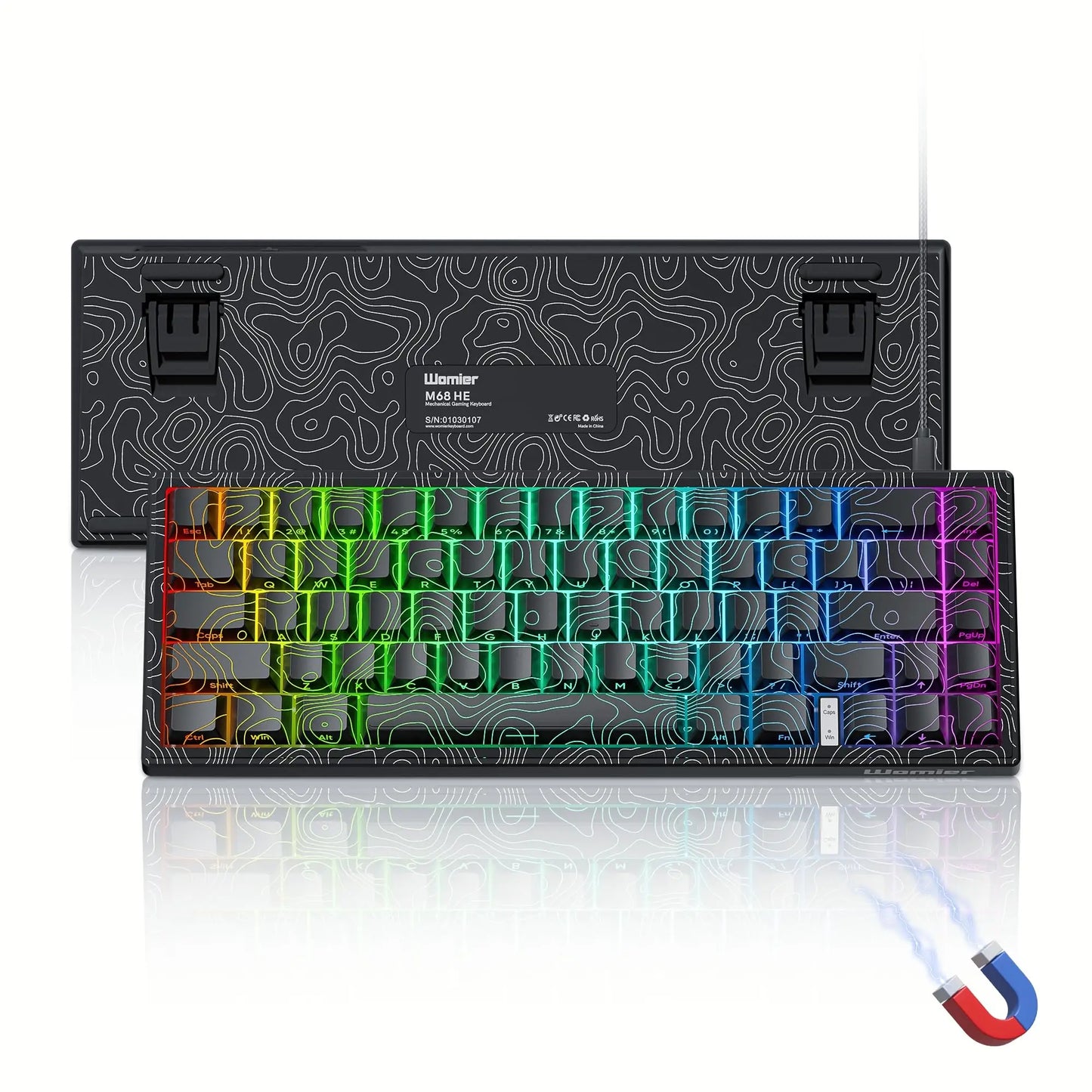 Teclado Mecânico 65% com RGB