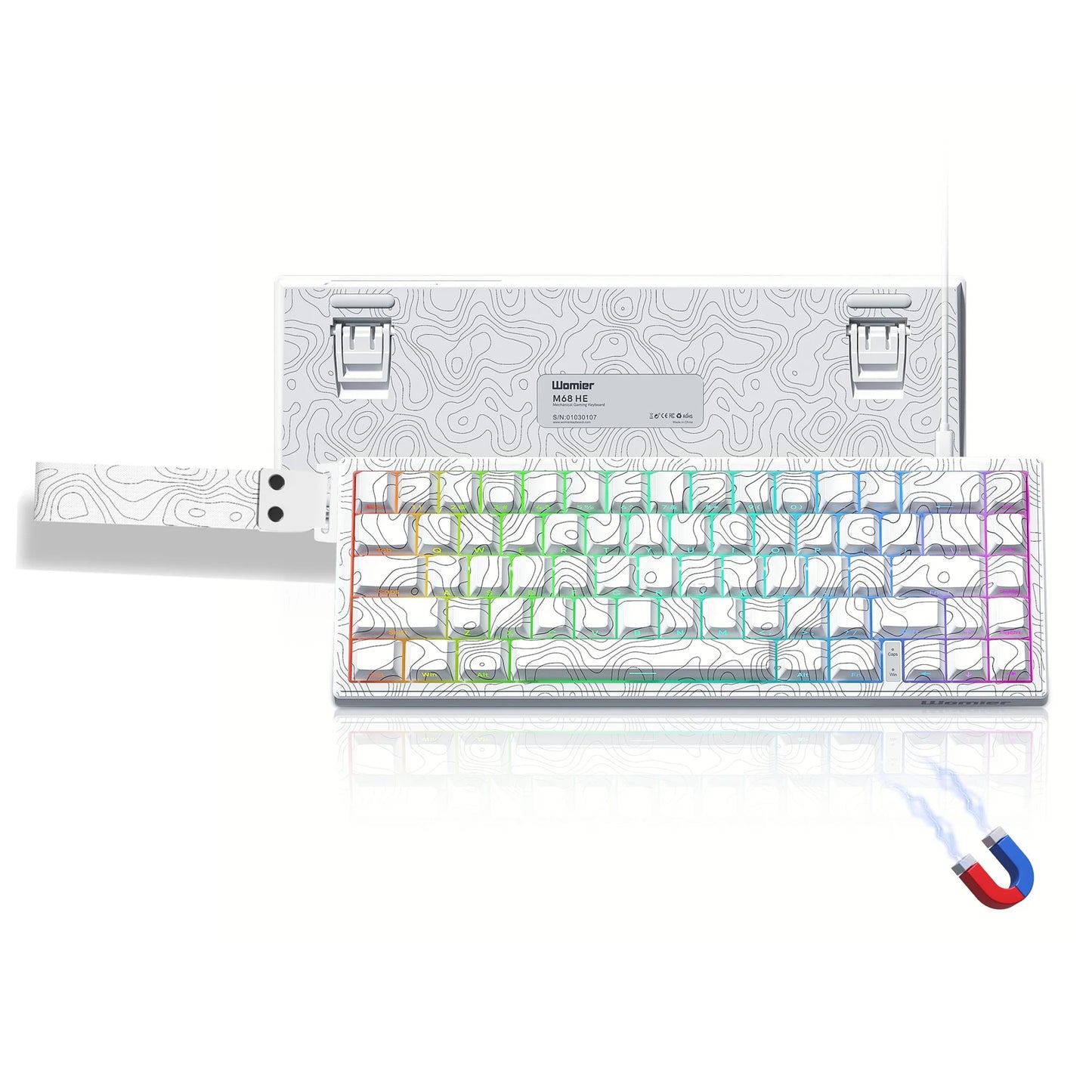 Teclado Mecânico 65% com RGB