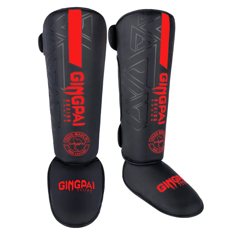 Caneleiras de Boxe de Couro