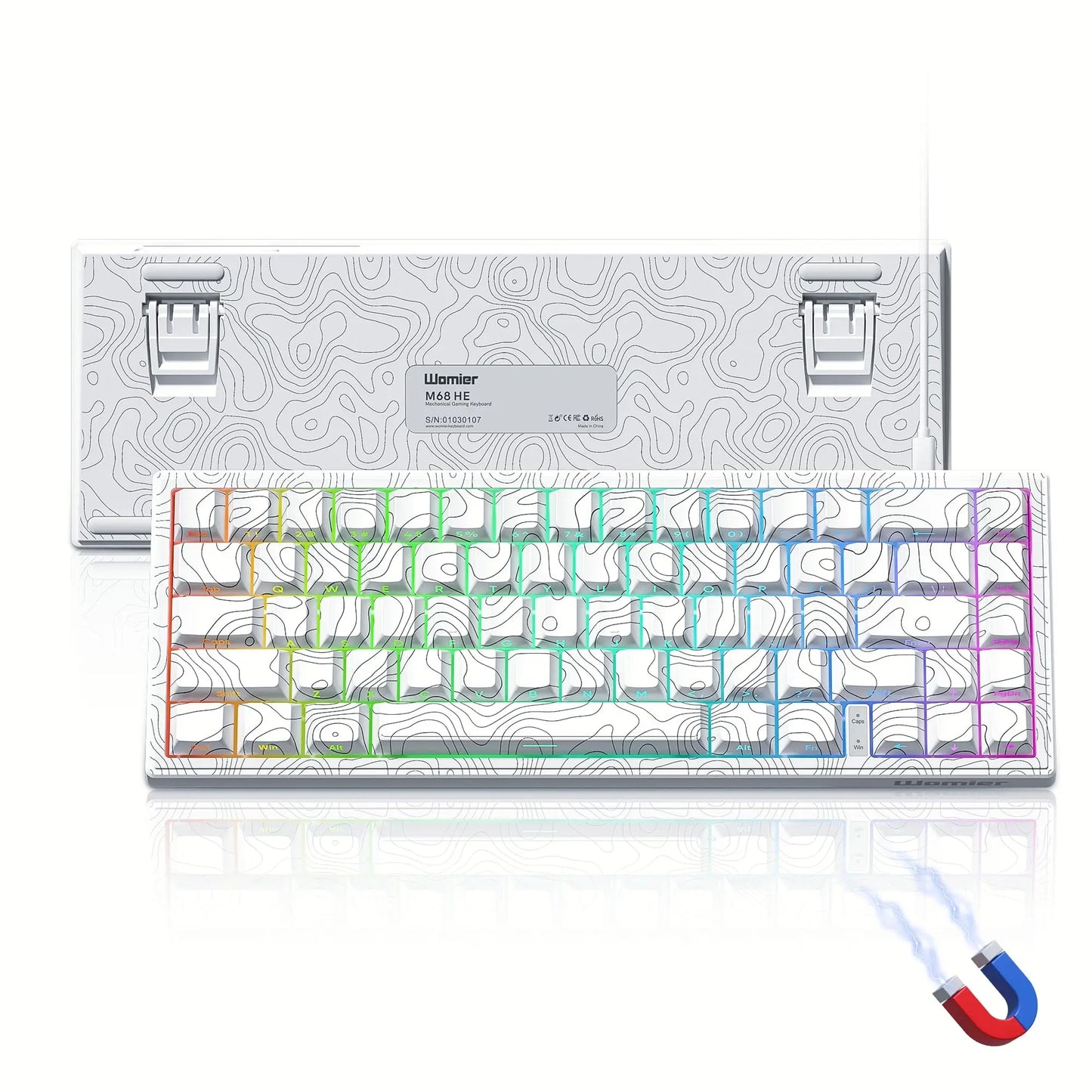 Teclado Mecânico 65% com RGB