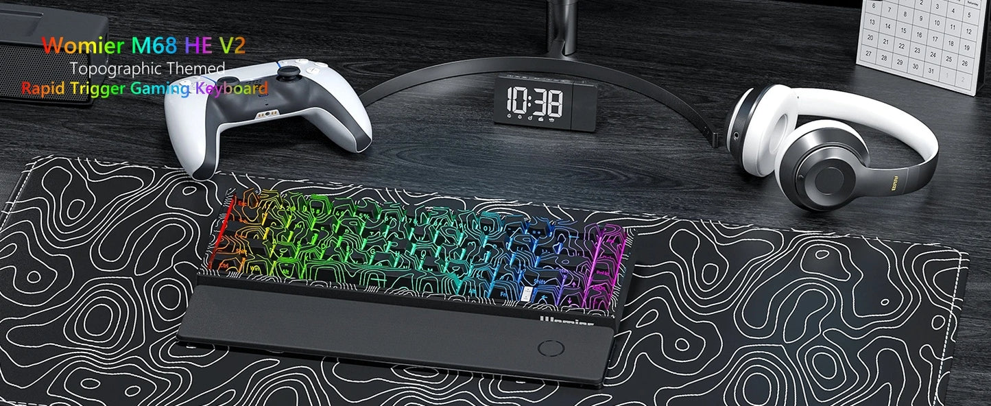 Teclado Mecânico 65% com RGB