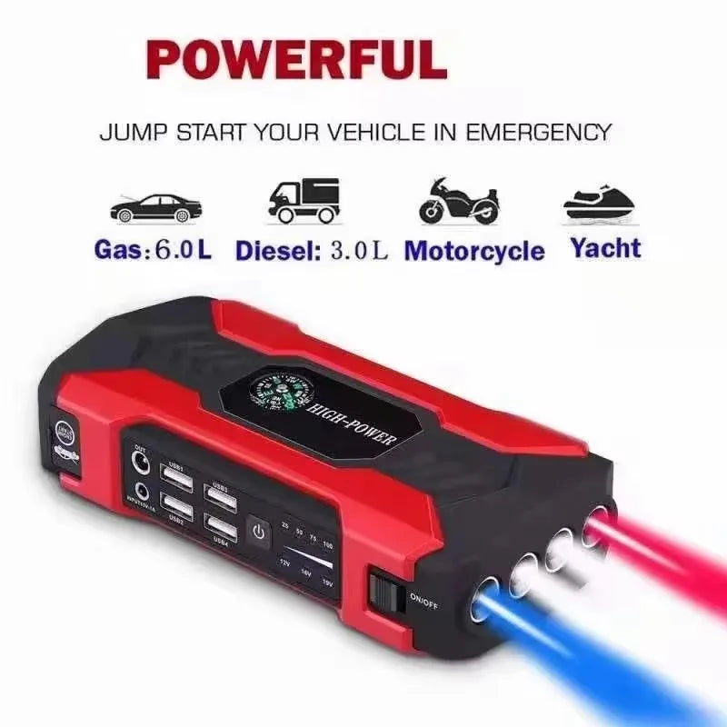 PowerBank com Cabos para Carro