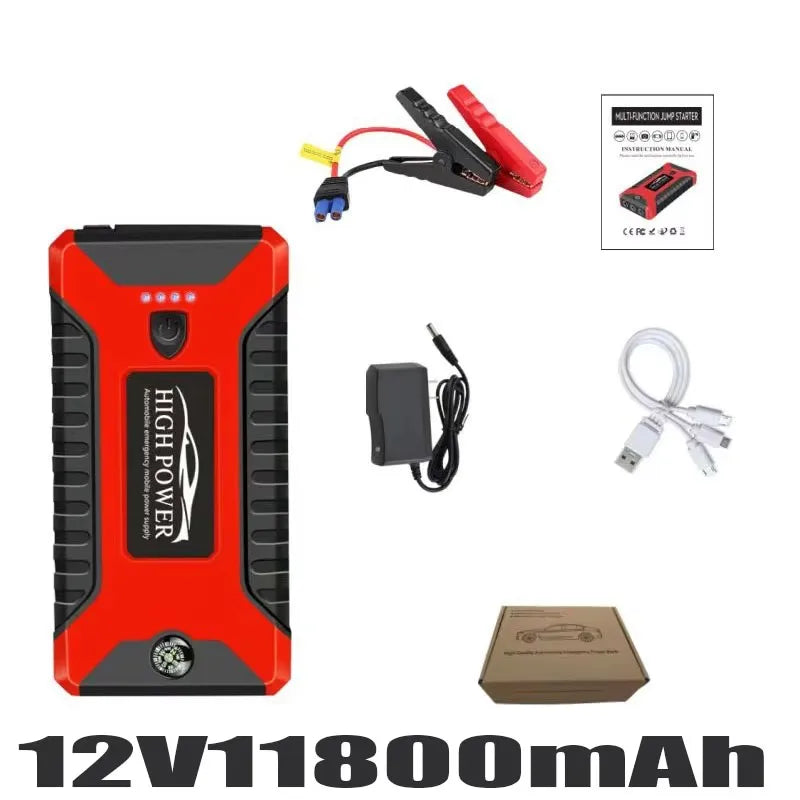 PowerBank com Cabos para Carro