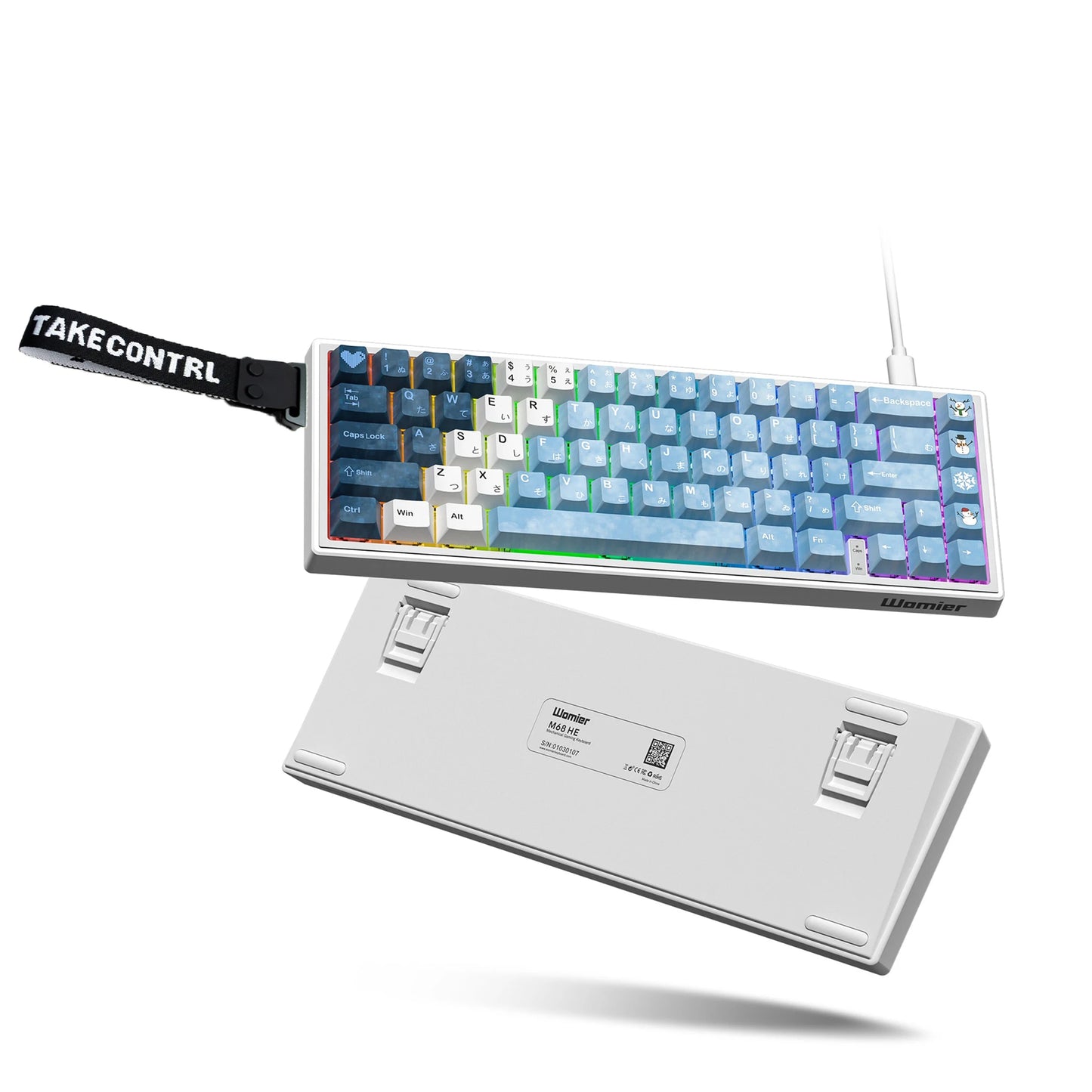 Teclado Mecânico 65% com RGB