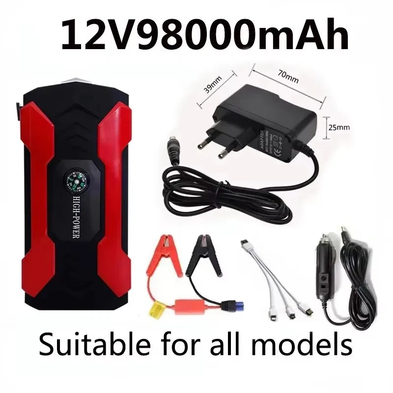 PowerBank com Cabos para Carro