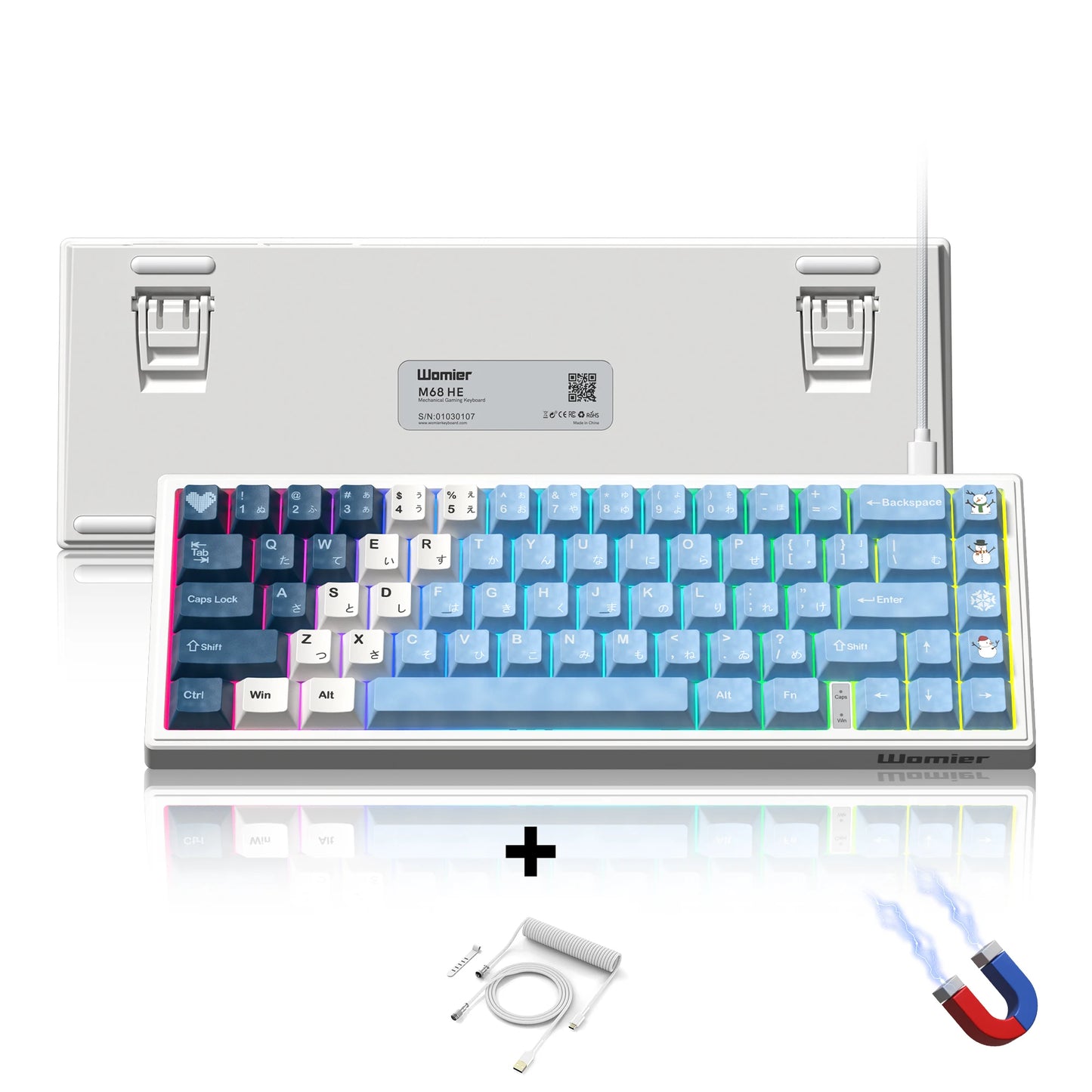Teclado Mecânico 65% com RGB