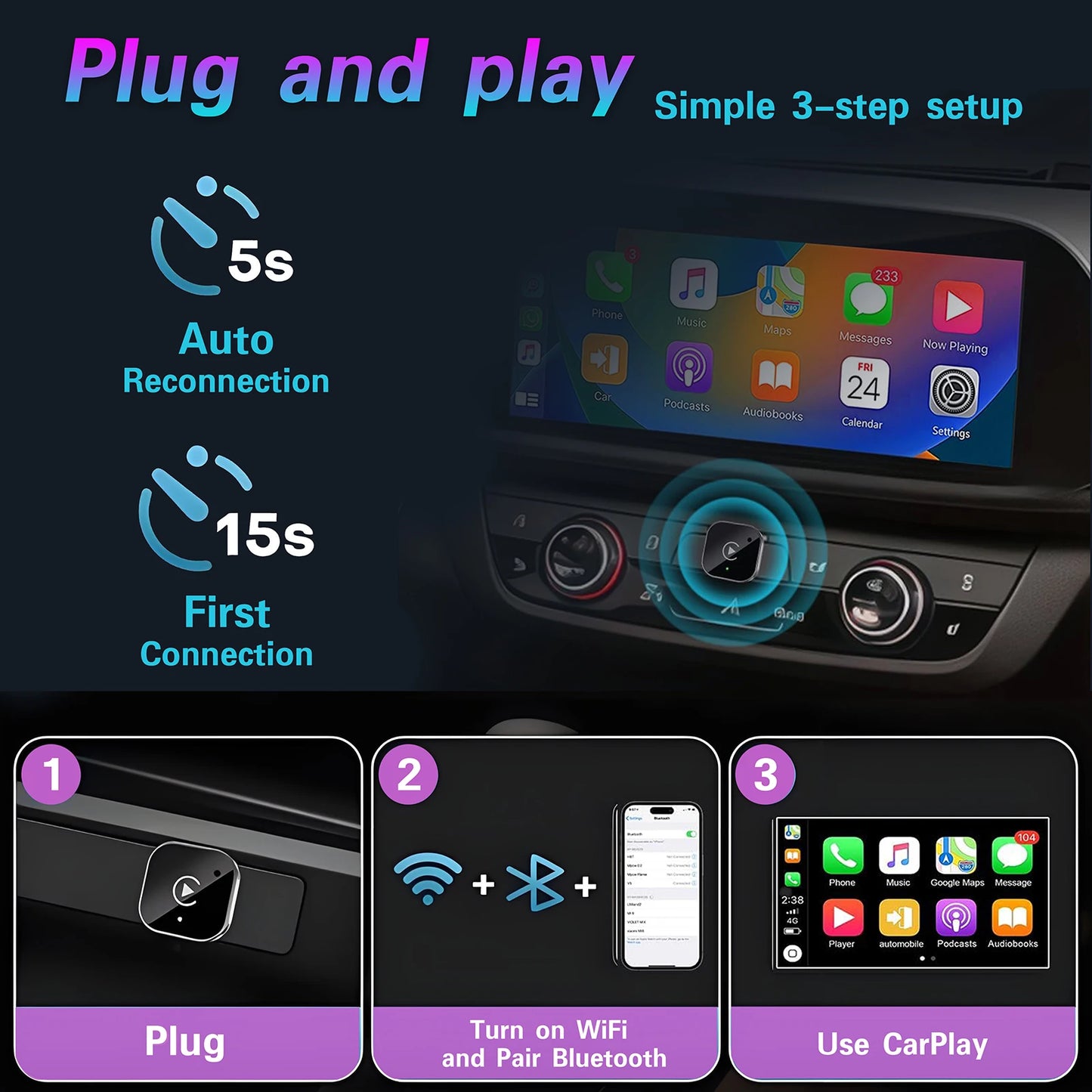 Adaptador carplay