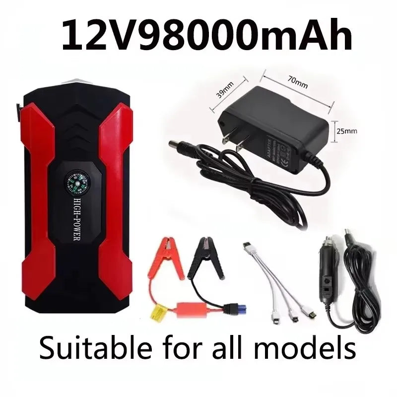PowerBank com Cabos para Carro
