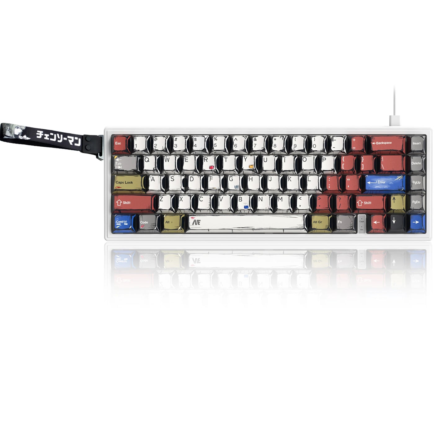 Teclado Mecânico 65% com RGB