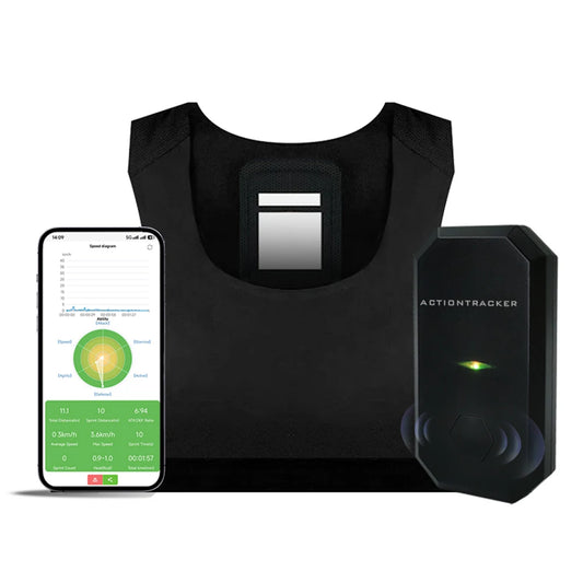 Action Tracer Futebol GPS Tracker, Mapa de Calor, Refletor, Coletes, Futebol