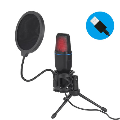 Microfone RGB com Fio