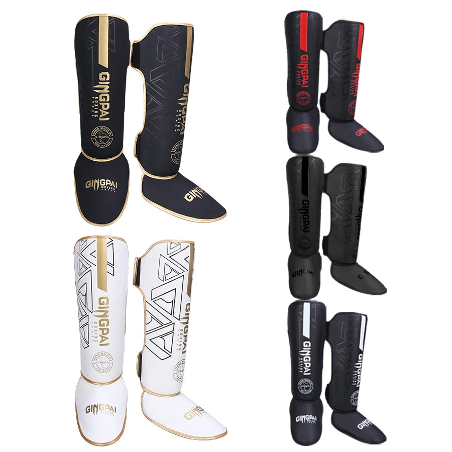 Caneleiras de Boxe de Couro