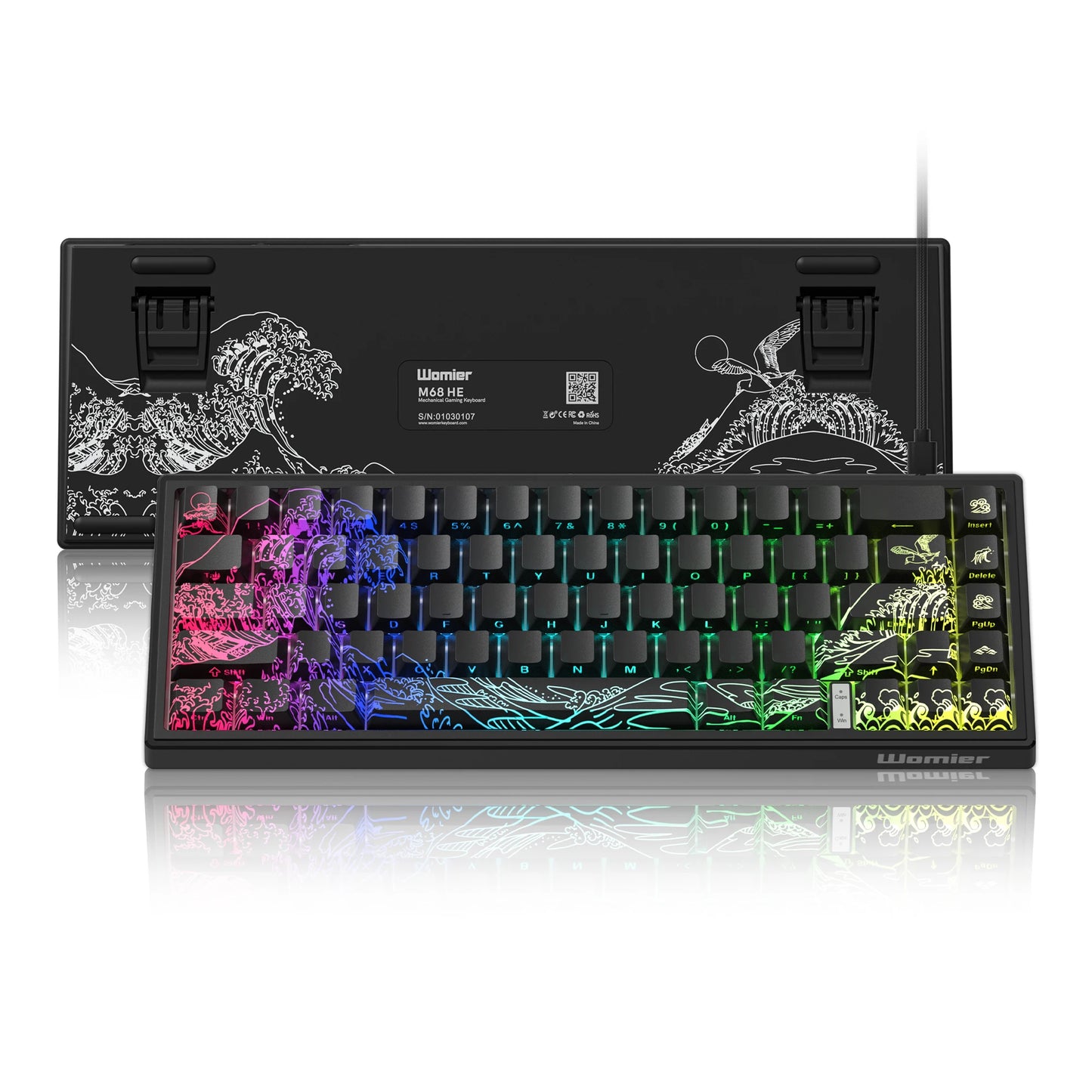 Teclado Mecânico 65% com RGB