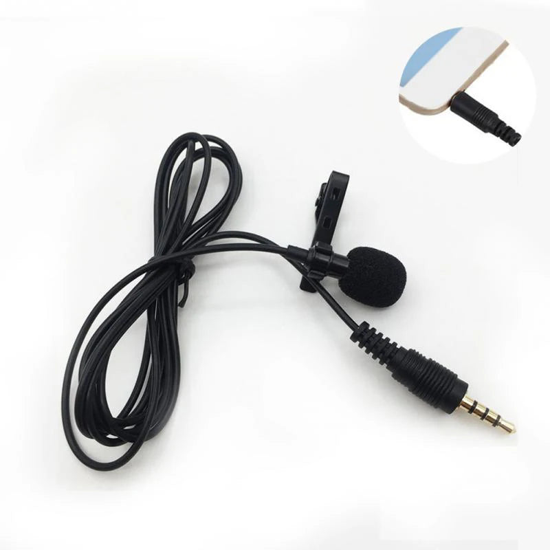 Mini Microfone Externo com Fio