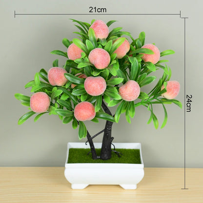 Plantas Artificiais Bonsai (Vaso Pequeno  de Árvore)