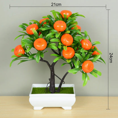 Plantas Artificiais Bonsai (Vaso Pequeno  de Árvore)