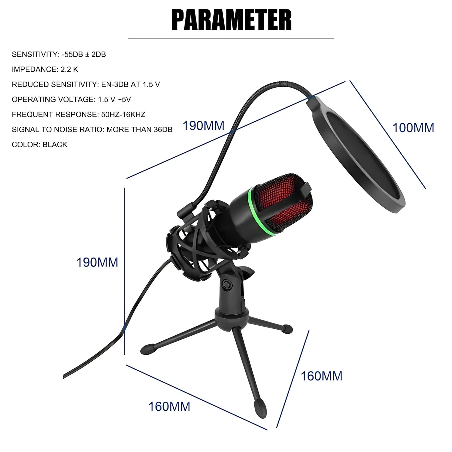 Microfone RGB