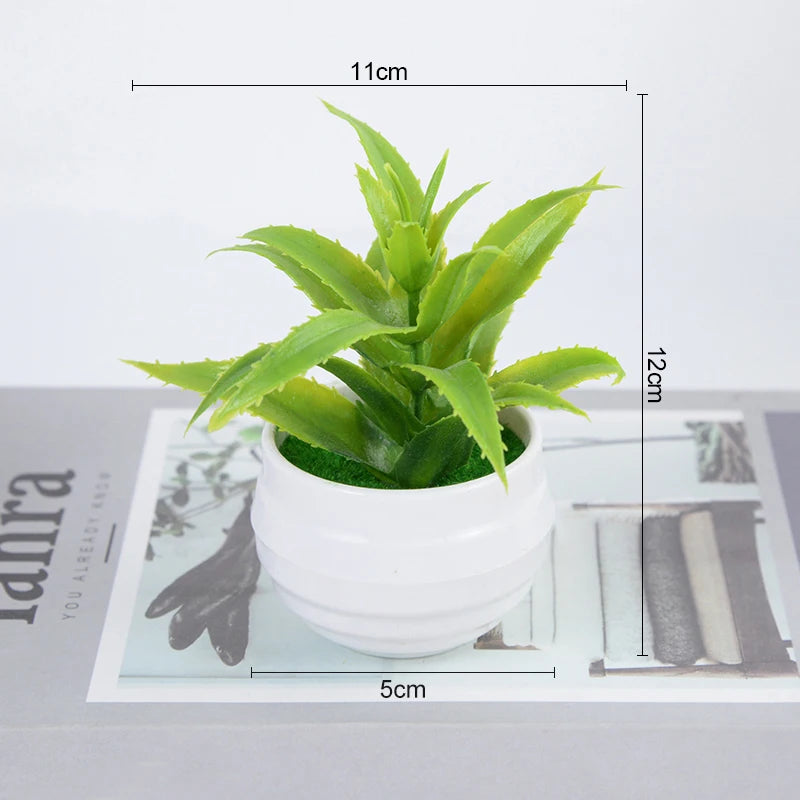 Plantas Artificiais Bonsai (Vaso Pequeno  de Árvore)