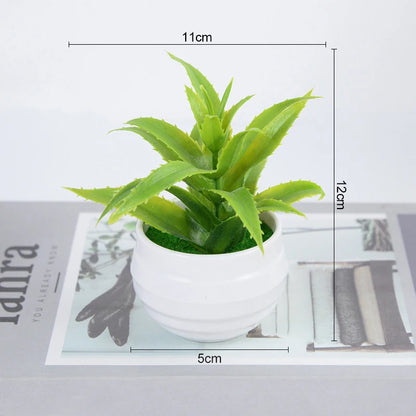 Plantas Artificiais Bonsai (Vaso Pequeno  de Árvore)
