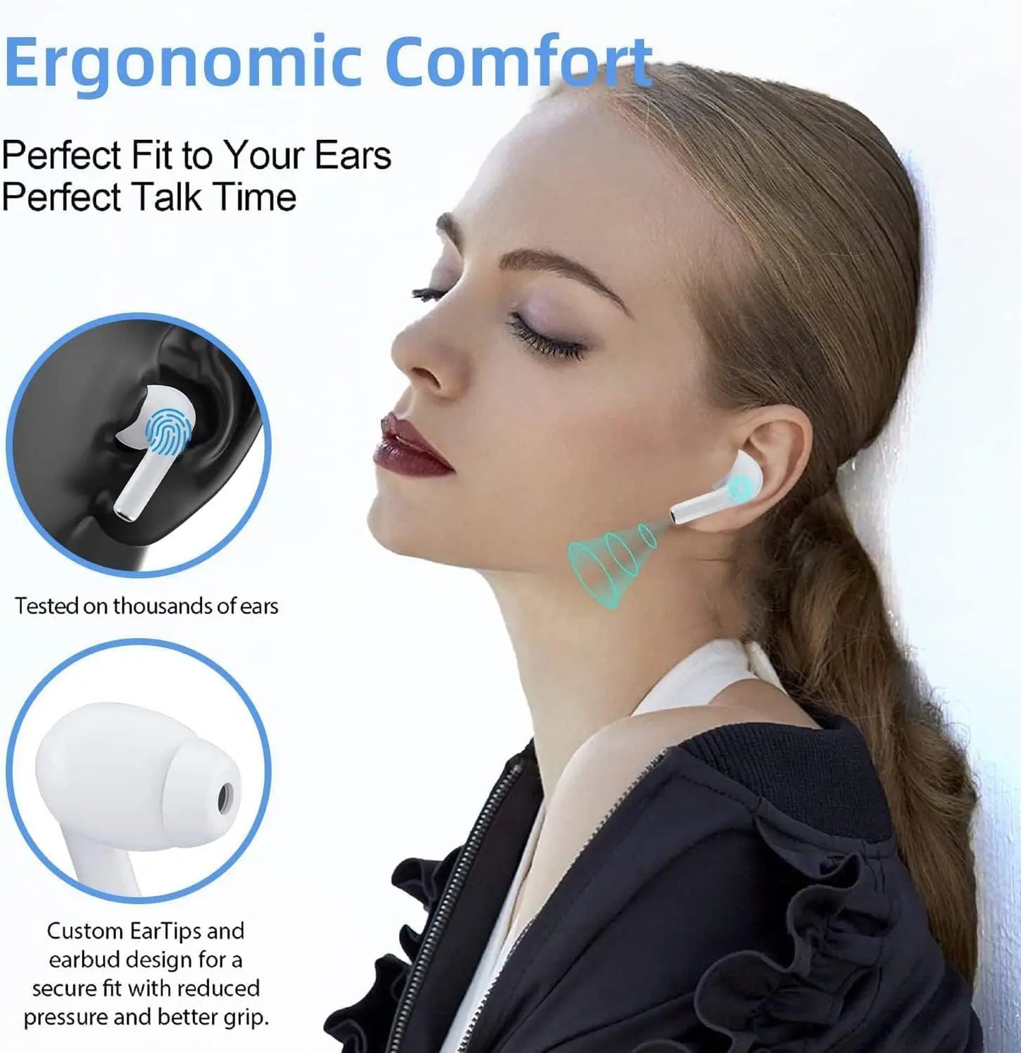 Fones de Ouvido Sem Fio (Bluetooth)