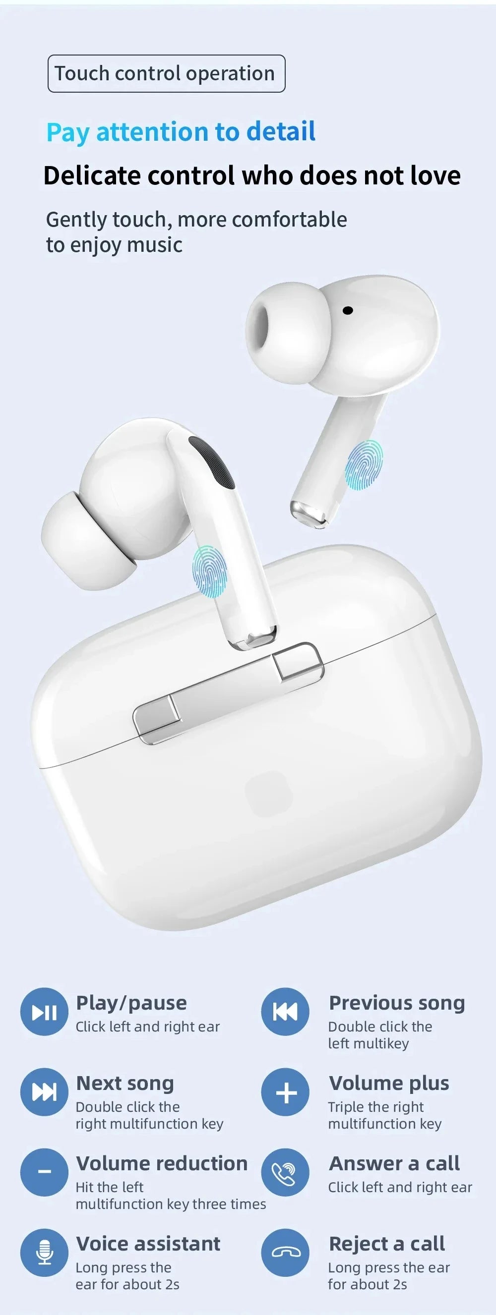 Fones de Ouvido Sem Fio (Bluetooth)