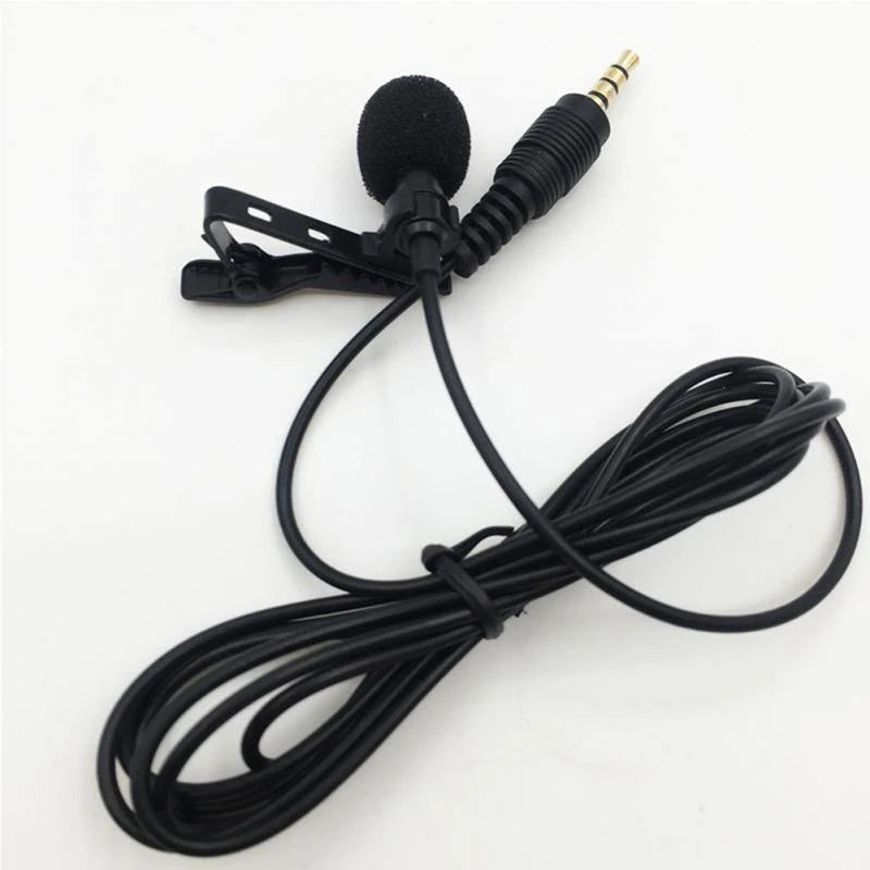 Mini Microfone Externo com Fio