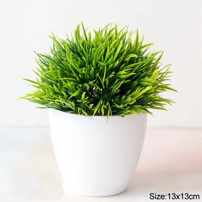 Plantas Artificiais Bonsai (Vaso Pequeno  de Árvore)