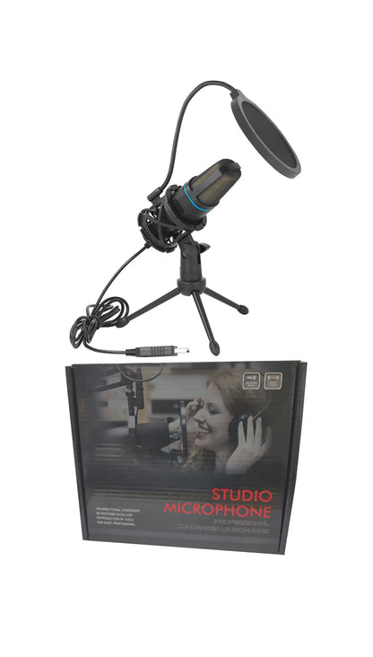 Microfone RGB com Fio