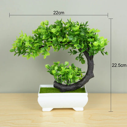 Plantas Artificiais Bonsai (Vaso Pequeno  de Árvore)