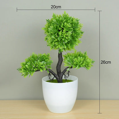 Plantas Artificiais Bonsai (Vaso Pequeno  de Árvore)