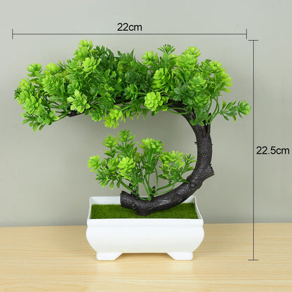 Plantas Artificiais Bonsai (Vaso Pequeno  de Árvore)