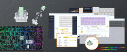 Teclado Mecânico 65% com RGB