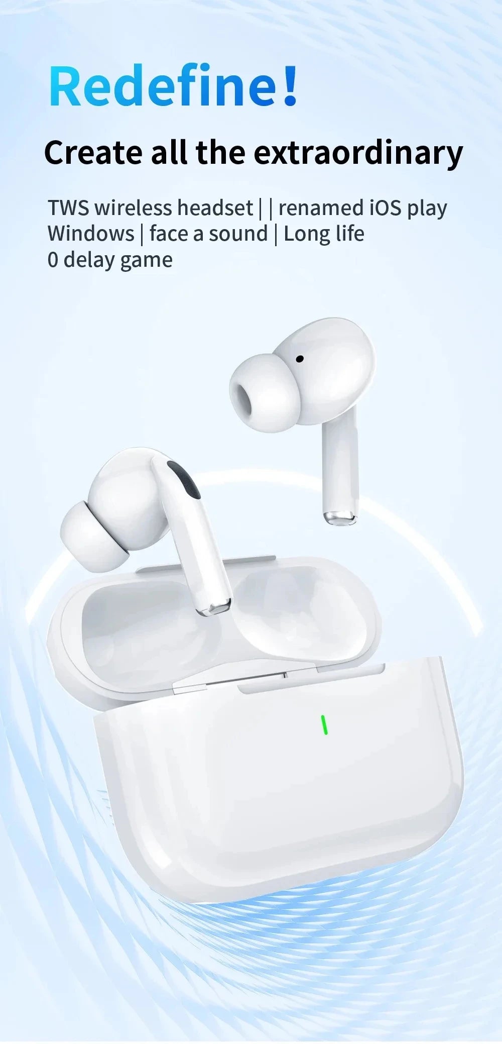 Fones de Ouvido Sem Fio (Bluetooth)