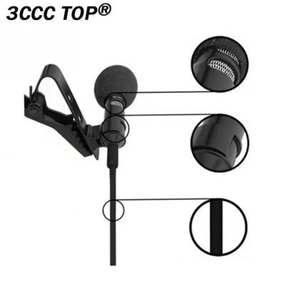 Mini Microfone Externo com Fio