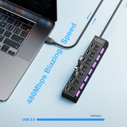 Tripla de USB com 4 Portas ou 7 Portas