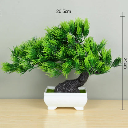 Plantas Artificiais Bonsai (Vaso Pequeno  de Árvore)